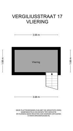 Floorplan - Vergiliusstraat 17, 2314 CK Leiden