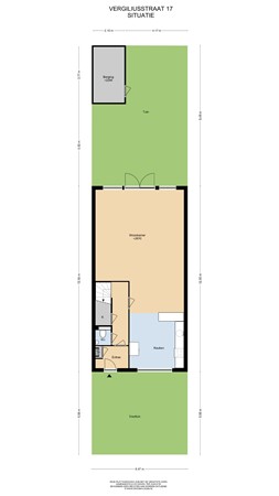 Floorplan - Vergiliusstraat 17, 2314 CK Leiden