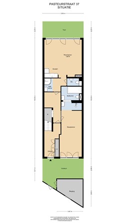 Floorplan - Pasteurstraat 37, 2316 BS Leiden