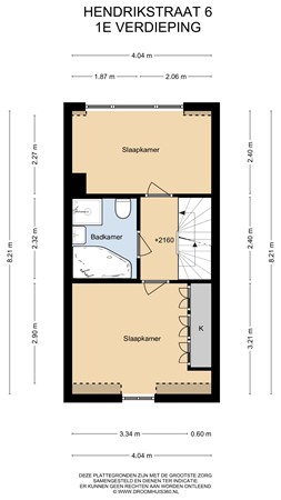 Floorplan - Hendrikstraat 6, 2312 PX Leiden
