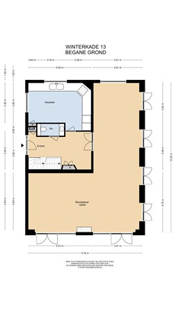 Floorplan - Winterkade 13, 2353 MV Leiderdorp