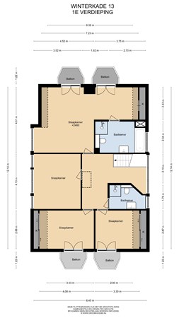 Floorplan - Winterkade 13, 2353 MV Leiderdorp