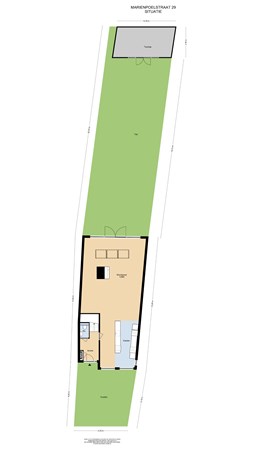 Floorplan - Mariënpoelstraat 27, 2334 CW Leiden