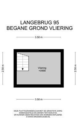 Floorplan - Langebrug 95, 2311 TJ Leiden