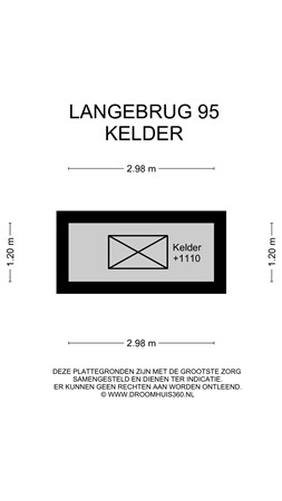 Floorplan - Langebrug 95, 2311 TJ Leiden