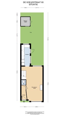 Floorplan - De Goejestraat 60, 2313 NX Leiden