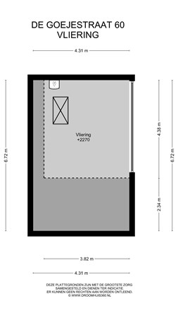 Floorplan - De Goejestraat 60, 2313 NX Leiden