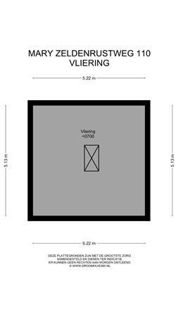 Floorplan - Mary Zeldenrustweg 110, 2331 NE Leiden