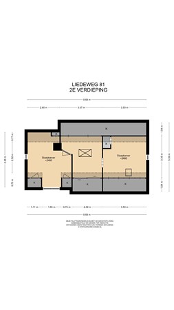 Floorplan - Liedeweg 81, 2065 AL Haarlemmerliede