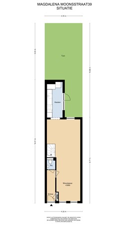 Floorplan - Magdalena Moonsstraat 39, 2313 ZC Leiden