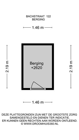 Floorplan - Bachstraat 112, 2324 GN Leiden