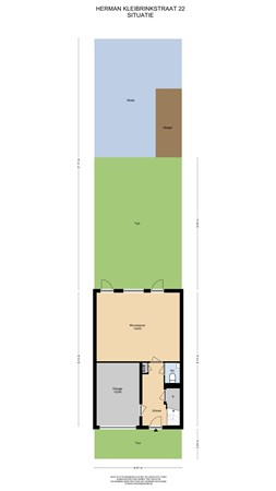 Floorplan - Herman Kleibrinkstraat 22, 2324 DJ Leiden