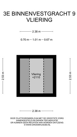 Floorplan - 3e Binnenvestgracht 9, 2312 NR Leiden