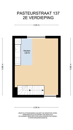 Floorplan - Pasteurstraat 137, 2316 BS Leiden