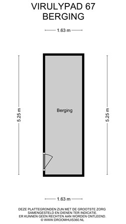 Floorplan - Virulypad 67, 2316 ZT Leiden