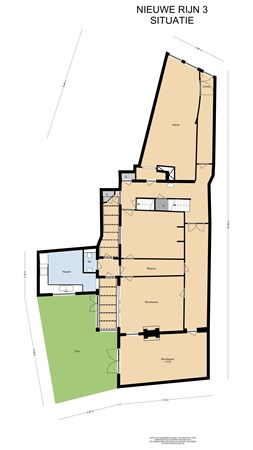 Floorplan - Nieuwe Rijn 3, 2312 JB Leiden