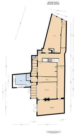 Floorplan - Nieuwe Rijn 3, 2312 JB Leiden