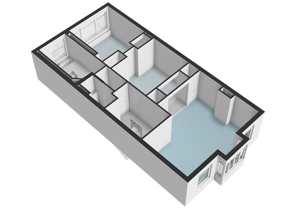 Valdezstraat 4A, 2313 ZJ Leiden - Valdezstraat 4-A - Leiden - 1e_verdieping - 3D  _3.jpg