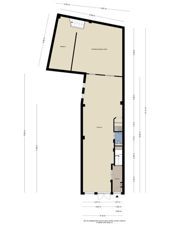 Floorplan - Nieuwe Rijn 98, 2312 JM Leiden