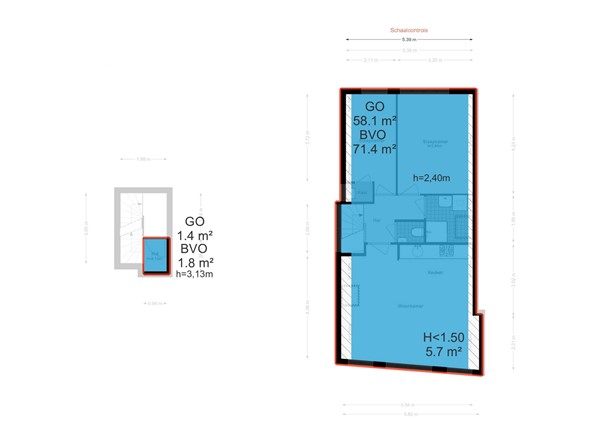 Oude Vest 11F, 2312 XP Leiden - Oude Vest 11-F - Leiden - NEN plattegrond - 2D.jpg