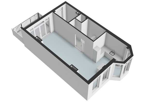 Drie Octoberstraat 17A, 2313 ZL Leiden - Drie Octoberstraat 17-A - Leiden - 1e_verdieping - 3D  _4.jpg