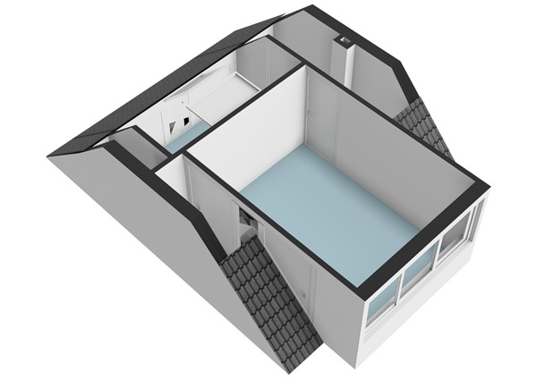 Bakhuis Roozenboomstraat 22, 2313 RD Leiden - Bakhuis Roozenboomstraat 22 - Leiden - 2e_verdieping - 3D  _5.jpg