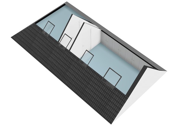 Vestestraat 1D, 2312 ST Leiden - Vestestraat 1-D - Leiden - 2e_verdieping - 3D  _6.jpg