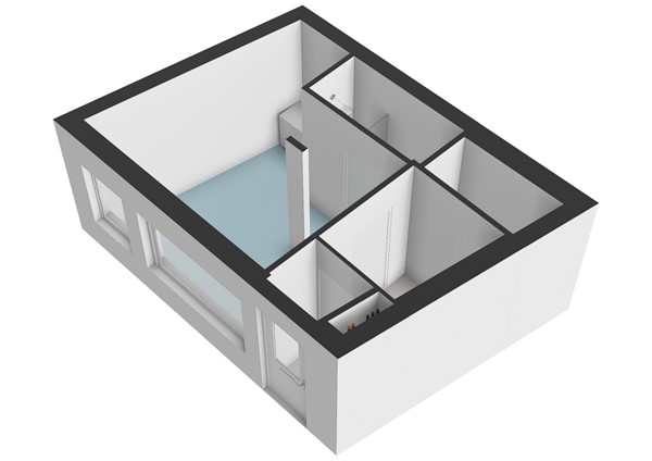 Lange Mare 53, 2312 GR Leiden - Lange Mare 53 - Leiden - Begane_grond - 3D  _2.jpg