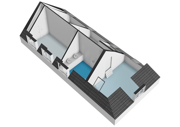 Hoofdstraat 206, 2351 AR Leiderdorp - Hoofdstraat 206 - Leiderdorp - 1e_verdieping - 3D  _4.jpg