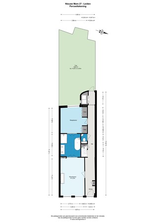Nieuwe Mare 27, 2312 NL Leiden - Nieuwe Mare 27 - Leiden - Perceeltekening.jpg