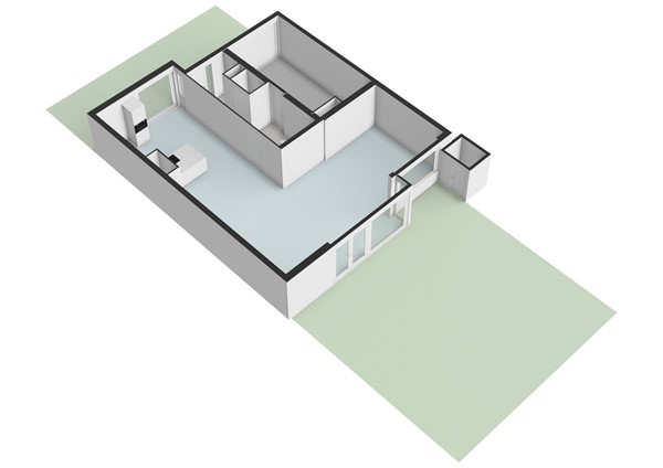 Brugwacht 122, 2353 DP Leiderdorp - Brugwacht 122 - Leiderdorp - Perceeltekening - 3D  _1.jpg