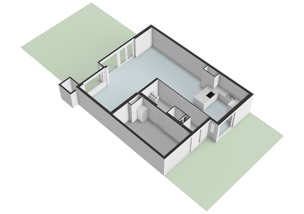 Brugwacht 122, 2353 DP Leiderdorp - Brugwacht 122 - Leiderdorp - Perceeltekening - 3D  _2.jpg