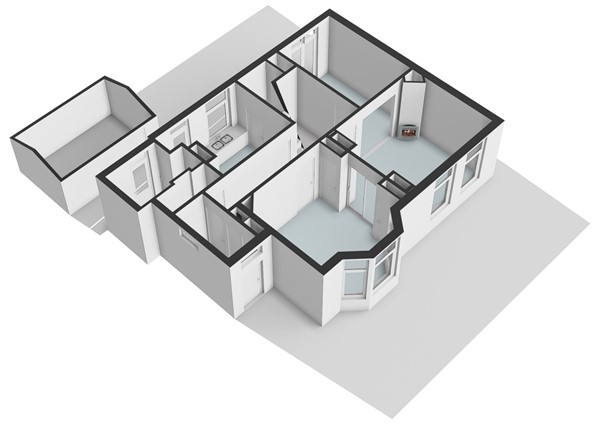 Willem de Zwijgerlaan 4, 2341 EJ Oegstgeest - Willem de Zwijgerlaan 4 - Oegstgeest - Begane_grond - 3D  _2.jpg