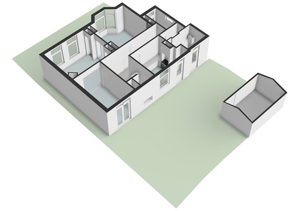 Willem de Zwijgerlaan 4, 2341 EJ Oegstgeest - Willem de Zwijgerlaan 4 - Oegstgeest - Perceeltekening - 3D  _3.jpg