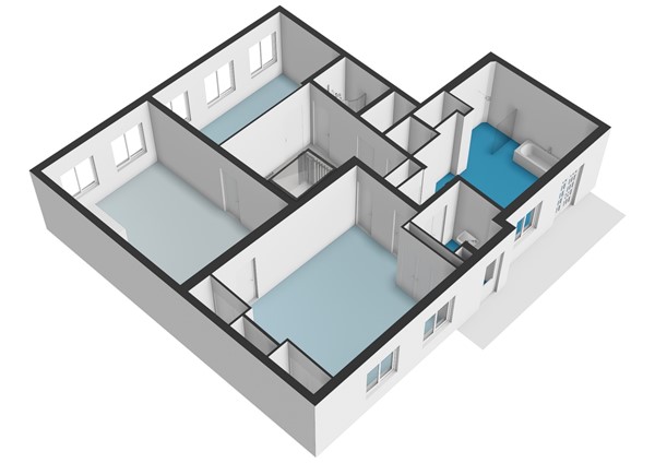 Pieterskerkhof 36, 2311 ST Leiden - Pieterskerkhof 36 - Leiden - 1e_verdieping - 3D  _6.jpg