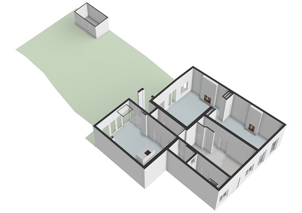 Pieterskerkhof 36, 2311 ST Leiden - Pieterskerkhof 36 - Leiden - Perceeltekening - 3D  _8.jpg