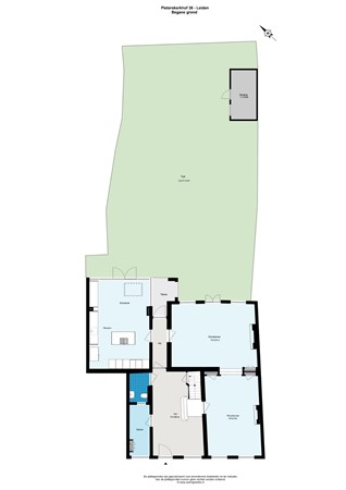 Pieterskerkhof 36, 2311 ST Leiden - Pieterskerkhof 36 - Leiden - Perceeltekening.jpg