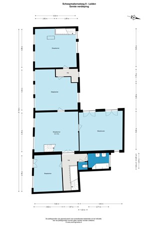 Scheepmakerssteeg 8, 2311 SE Leiden - Scheepmakerssteeg 8 - Leiden - 1e_verdieping - 2D.jpg
