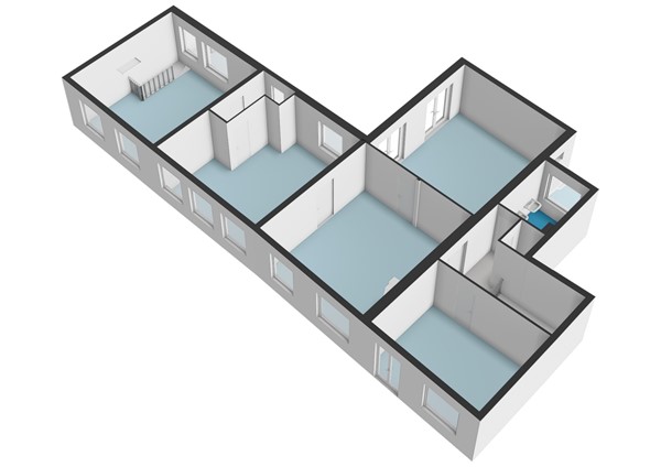 Scheepmakerssteeg 8, 2311 SE Leiden - Scheepmakerssteeg 8 - Leiden - 1e_verdieping - 3D  _4.jpg