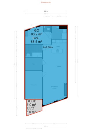 Ter Lips 17, 2251 DM Voorschoten - Ter Lips 17 - Voorschoten - NEN plattegrond - 2D.jpg