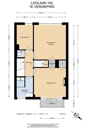 Loolaan 102, 2271 TP Voorburg - 1E Verdieping - 2D.jpg