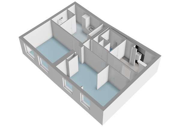 Groenesteeg 4, 2312 TL Leiden - Groenesteeg 2-B - Leiden - 1e_verdieping - 3D  _3.jpg