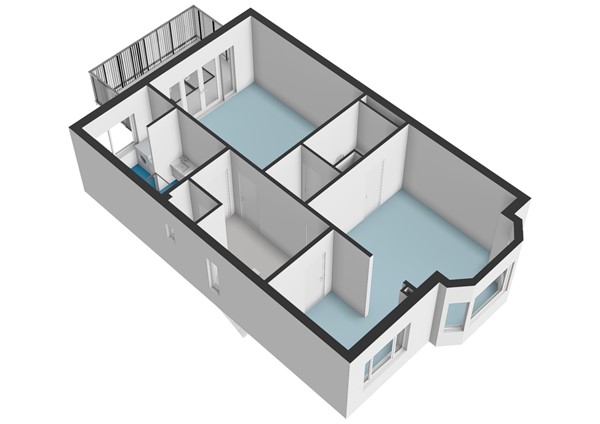 Lorentzkade 24, 2313 GC Leiden - Lorentzkade 24 - Leiden - 1e_verdieping - 3D  _2.jpg