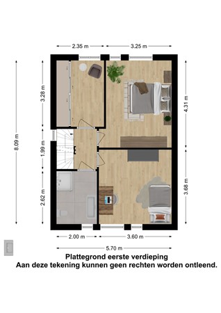 Floorplan - Dries 29, 4841 EX Prinsenbeek