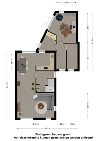 Floorplan - Muizenberglaan 75, 4822 TX Breda