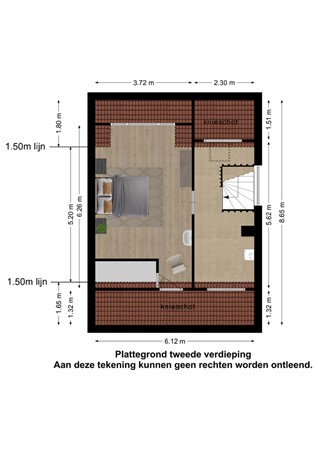 Floorplan - Lijndonk 70, 4907 XE Oosterhout