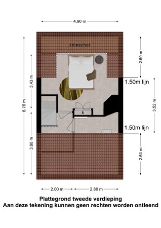 Floorplan - Harpdreef 43, 4876 ZW Etten-Leur