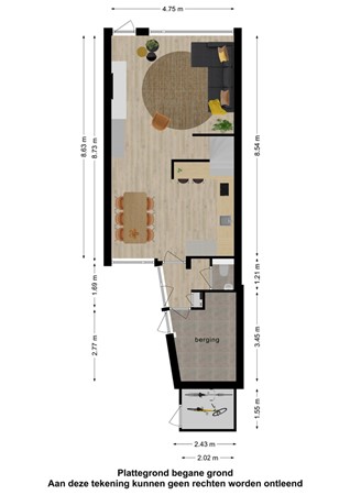 Floorplan - Heiakker 43, 4841 CP Prinsenbeek