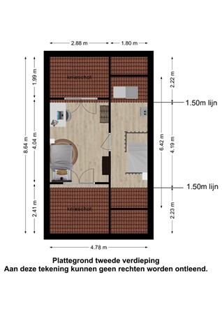 Floorplan - Heiakker 43, 4841 CP Prinsenbeek