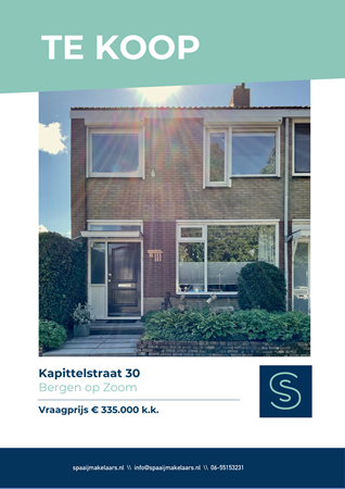 Brochure preview - Brochure Kapittelstraat 30 Bergen op Zoom.pdf